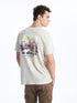 LC Waikiki Crew Neck Short Sleeve Printed Combed Cotton Men's T-shirt